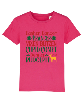 Dasher Dancer Prancer Vixen Blitzen Cupid Comet Donner Rudolph Raspberry
