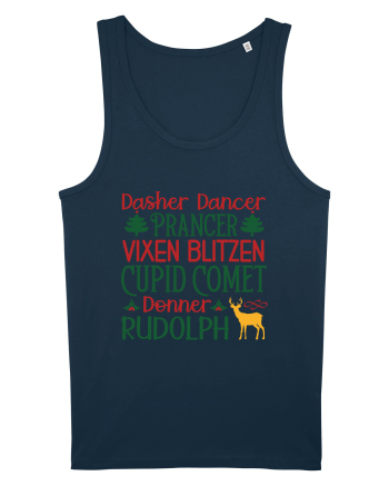 Dasher Dancer Prancer Vixen Blitzen Cupid Comet Donner Rudolph Navy