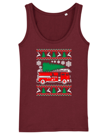 Fire Fighter Santa Burgundy
