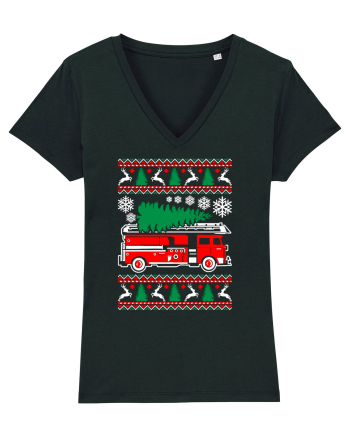 Fire Fighter Santa Black