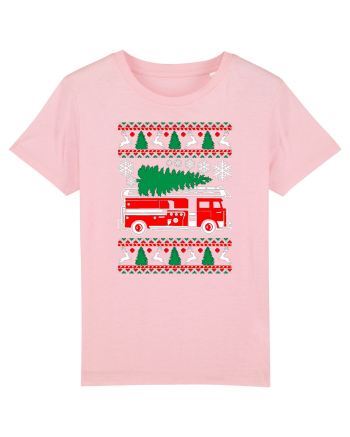 Fire Fighter Santa Cotton Pink