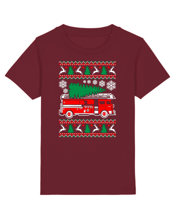 Fire Fighter Santa Burgundy
