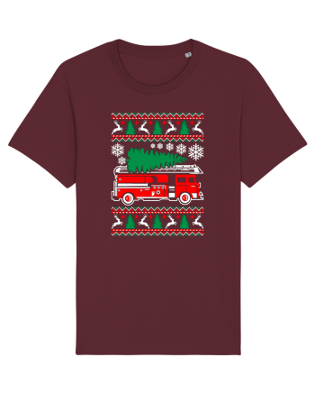 Fire Fighter Santa Burgundy