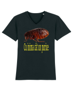 Cu inima cat un purice Tricou mânecă scurtă guler V Bărbat Presenter