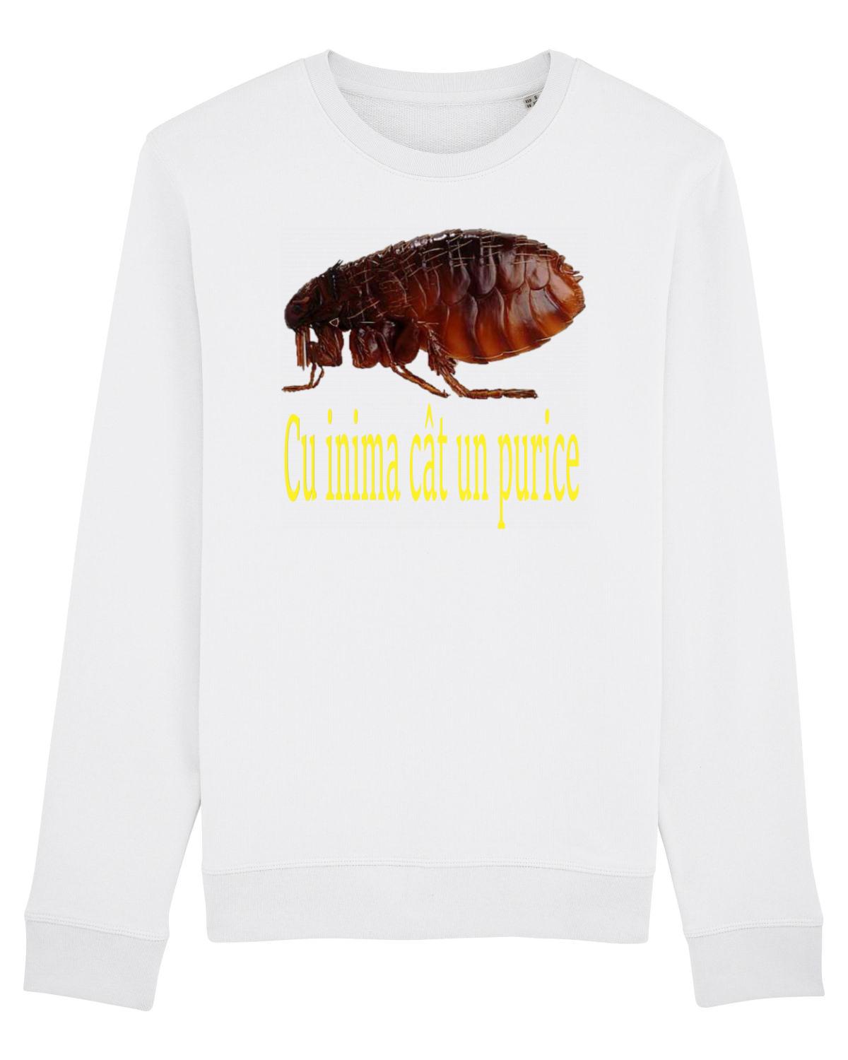 Bluză mânecă lungă Unisex Rise White