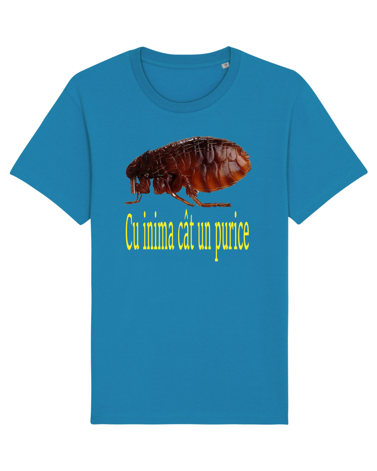 Tricou mânecă scurtă Unisex Rocker Azur