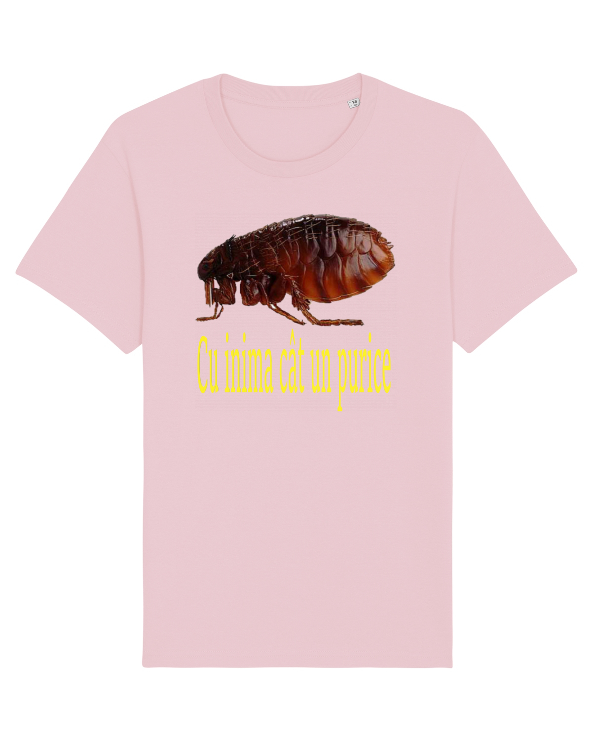 Tricou mânecă scurtă Unisex Rocker Cotton Pink