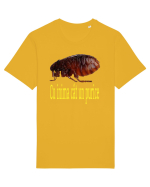Cu inima cat un purice Tricou mânecă scurtă Unisex Rocker