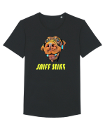 Sniff sniff Tricou mânecă scurtă guler larg Bărbat Skater