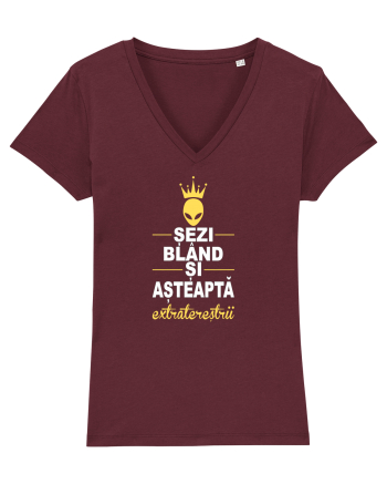 SEZI BLAND SI ASTEAPTA EXTRATERESTRII Burgundy