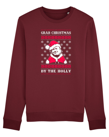 Grab Christmas By The Holly Burgundy