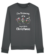 I'm Dreaming Of A Great White Christmas Bluză mânecă lungă Unisex Rise