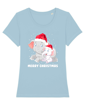Merry Christmas Sky Blue