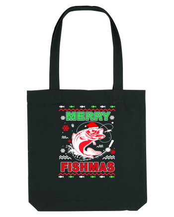 Merry Fishmas Ugly Black