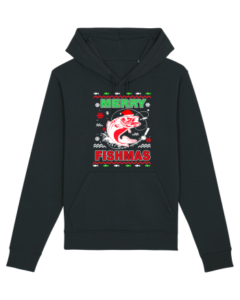 Merry Fishmas Ugly Black