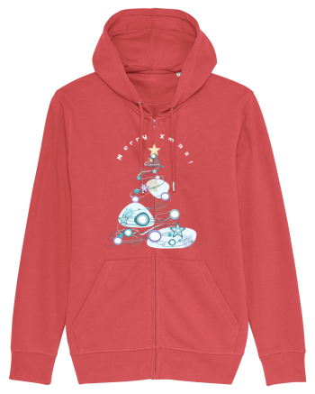 Merry Xmas Tree Carmine Red