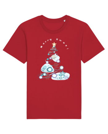 Merry Xmas Tree Red