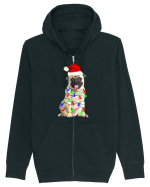 Pug First Christmas Hanorac cu fermoar Unisex Connector