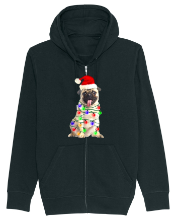Pug First Christmas Black