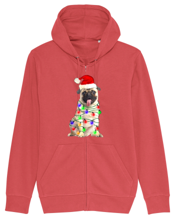 Pug First Christmas Carmine Red