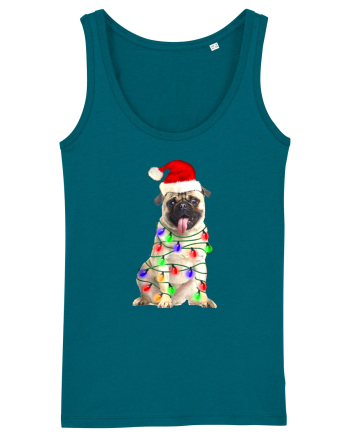 Pug First Christmas Ocean Depth