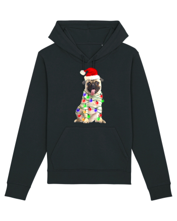 Pug First Christmas Black