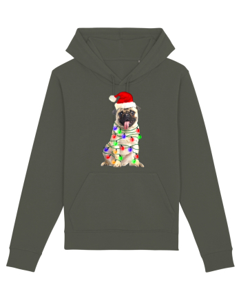 Pug First Christmas Khaki