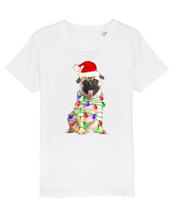 Pug First Christmas White