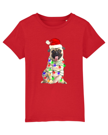 Pug First Christmas Red
