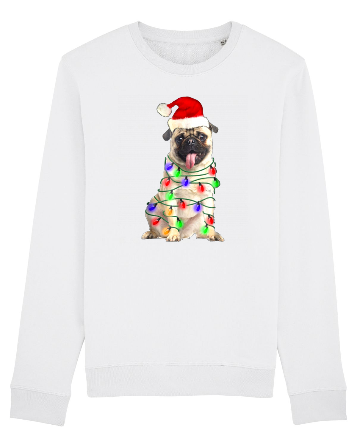Bluză mânecă lungă Unisex Rise White