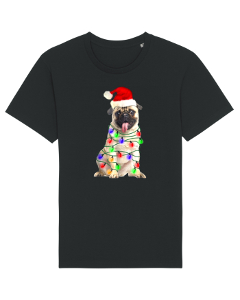 Pug First Christmas Black