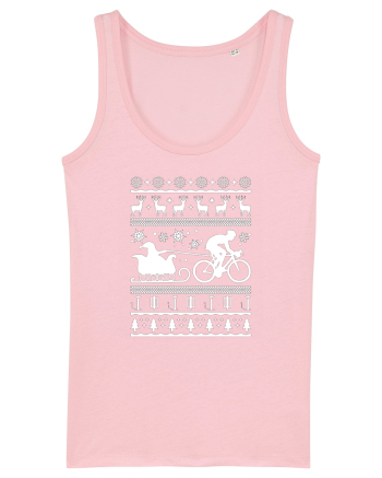 Riding For Christmas Cotton Pink