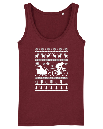 Riding For Christmas Burgundy