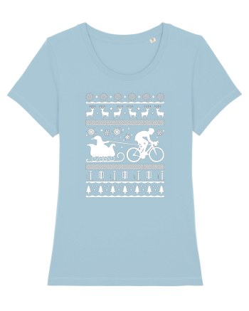 Riding For Christmas Sky Blue
