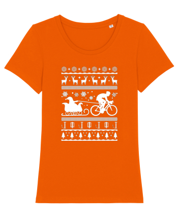 Riding For Christmas Bright Orange