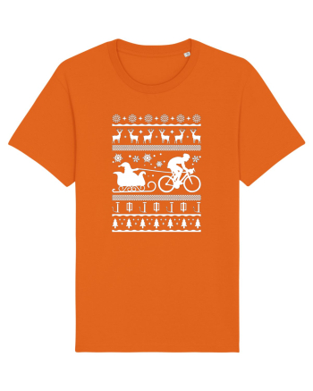 Riding For Christmas Bright Orange