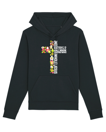 Xmas Cross Black