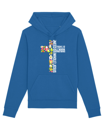 Xmas Cross Royal Blue