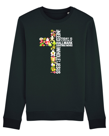 Xmas Cross Black