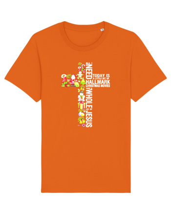 Xmas Cross Bright Orange