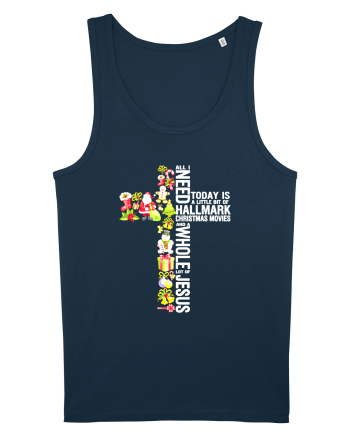 Xmas Cross Navy
