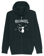 Halloween Cat Hanorac cu fermoar Unisex Connector