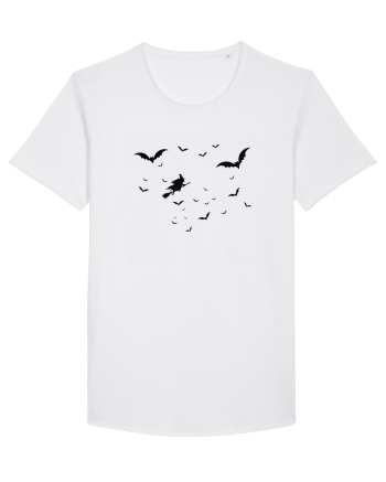 Halloween witch White
