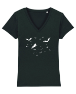 Witch Halloween  Tricou mânecă scurtă guler V Damă Evoker