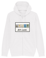 Iubire pentru arta Art love Hanorac cu fermoar Unisex Connector