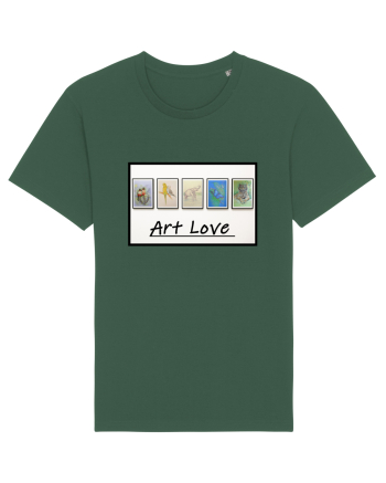 Iubire pentru arta Art love Bottle Green