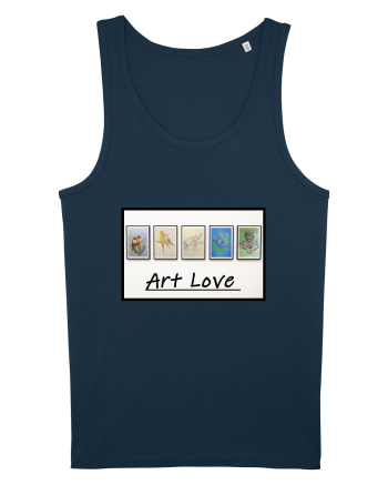 Iubire pentru arta Art love Navy