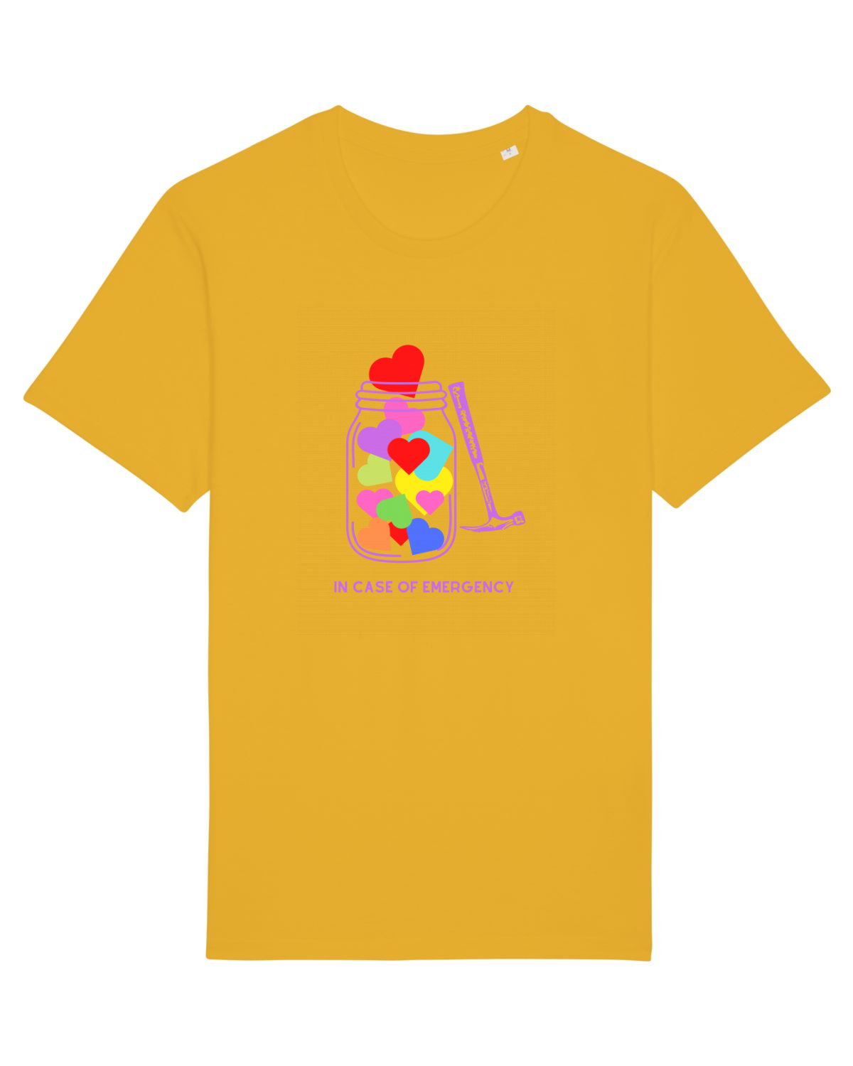 Tricou mânecă scurtă Unisex Rocker Spectra Yellow