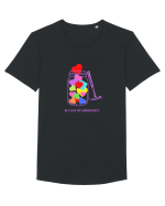 SHARE LOVE Tricou mânecă scurtă guler larg Bărbat Skater