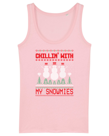 Chillin' with my snowmies Cotton Pink